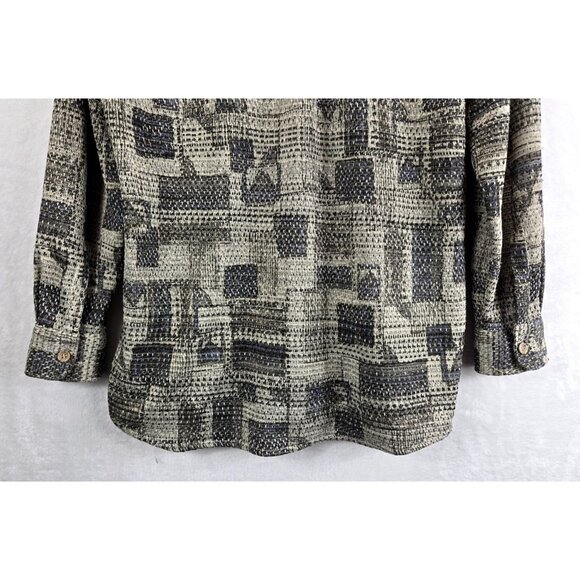 Georg Roth of Germany Shirt Sz 40/M Business Casual Geometric Abstract Textured - Picture 13 of 15